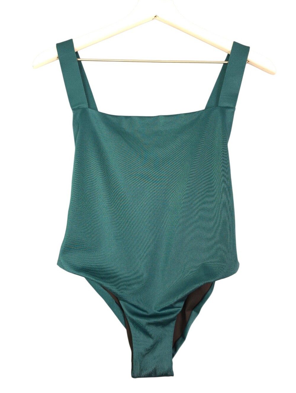 Amarelle Swimwear Chevelier Reversible One Piece Bathing Suit Aqua/Black - Picture 5 of 10